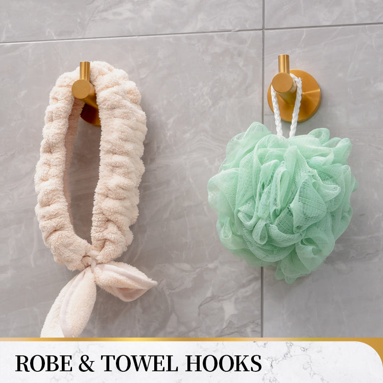 RELIABILT Robe hooks Satin Nickel Single-Hook Wall Mount Towel