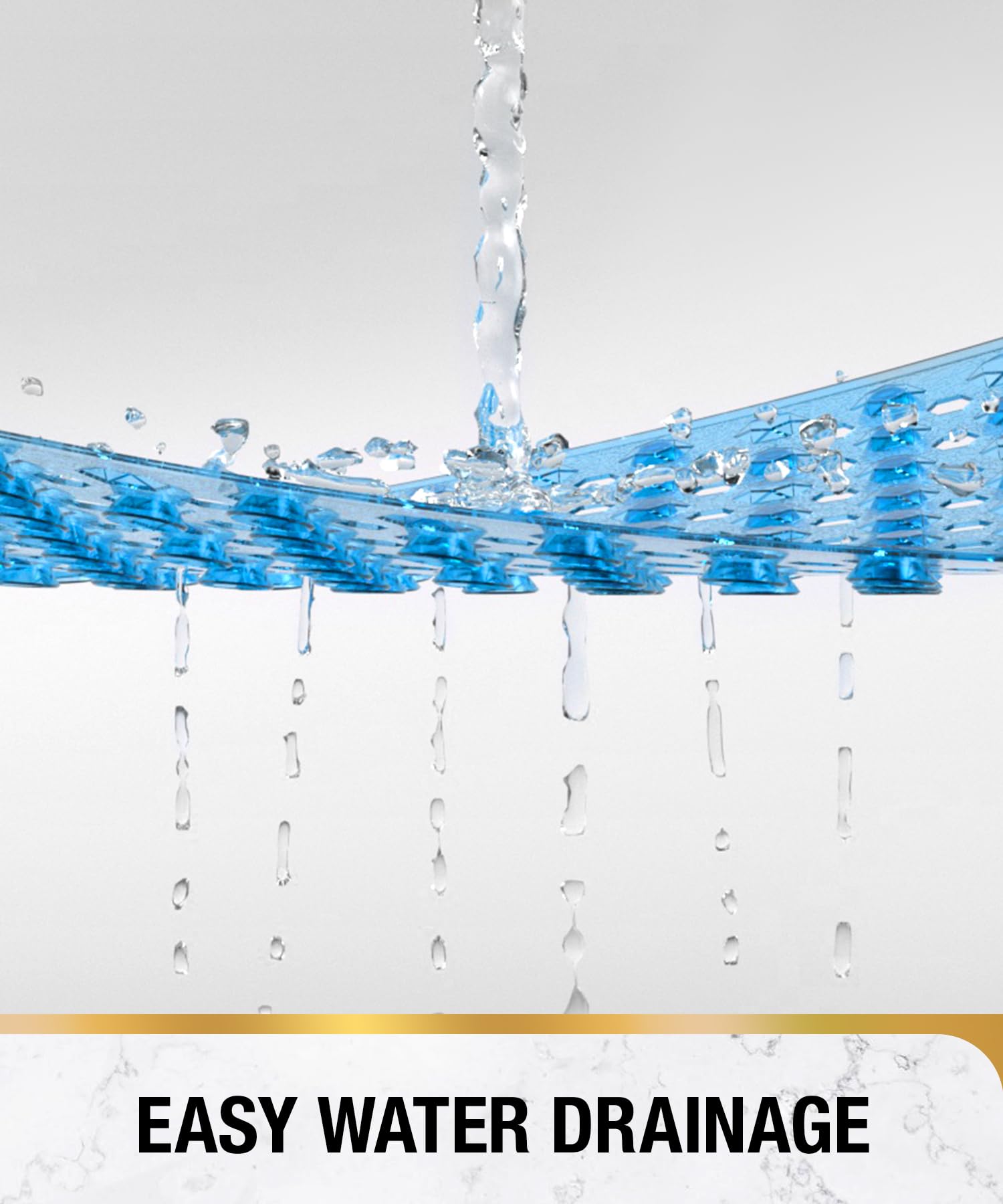 Bathtub Mat 35'' x 16 ''丨 Long Bath Mat for Tub丨Machine Washable Bathroom Shower Mat with Suction Cups and Drain Holes丨Quick Dry and Easy to Clean, Bathroom Accessories