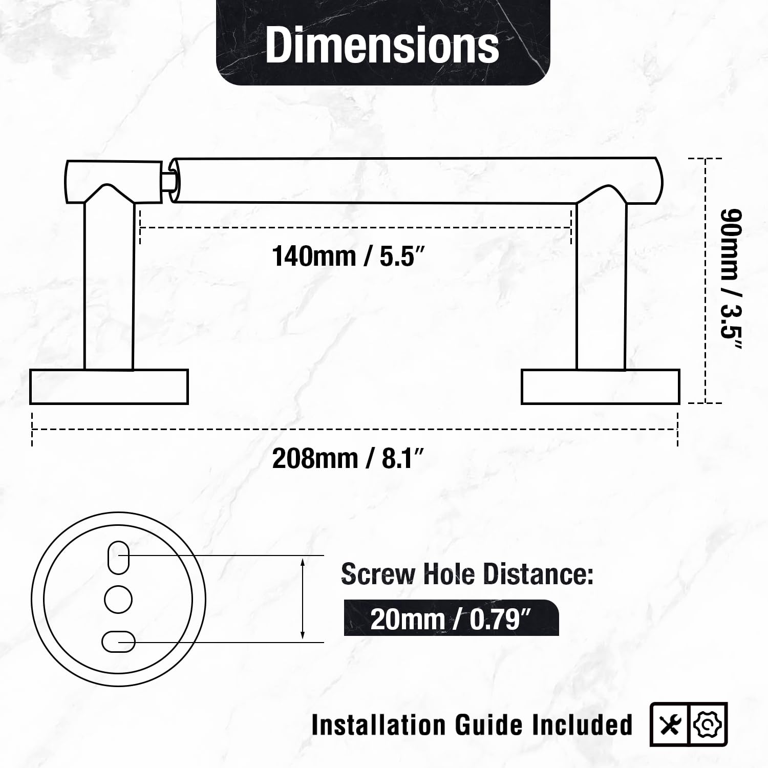 Double Post Pivoting Toilet Paper Roll Holder丨Stainless Steel Silver Toilet Roll Holder丨Toilet Tissue Holder for Bathroom