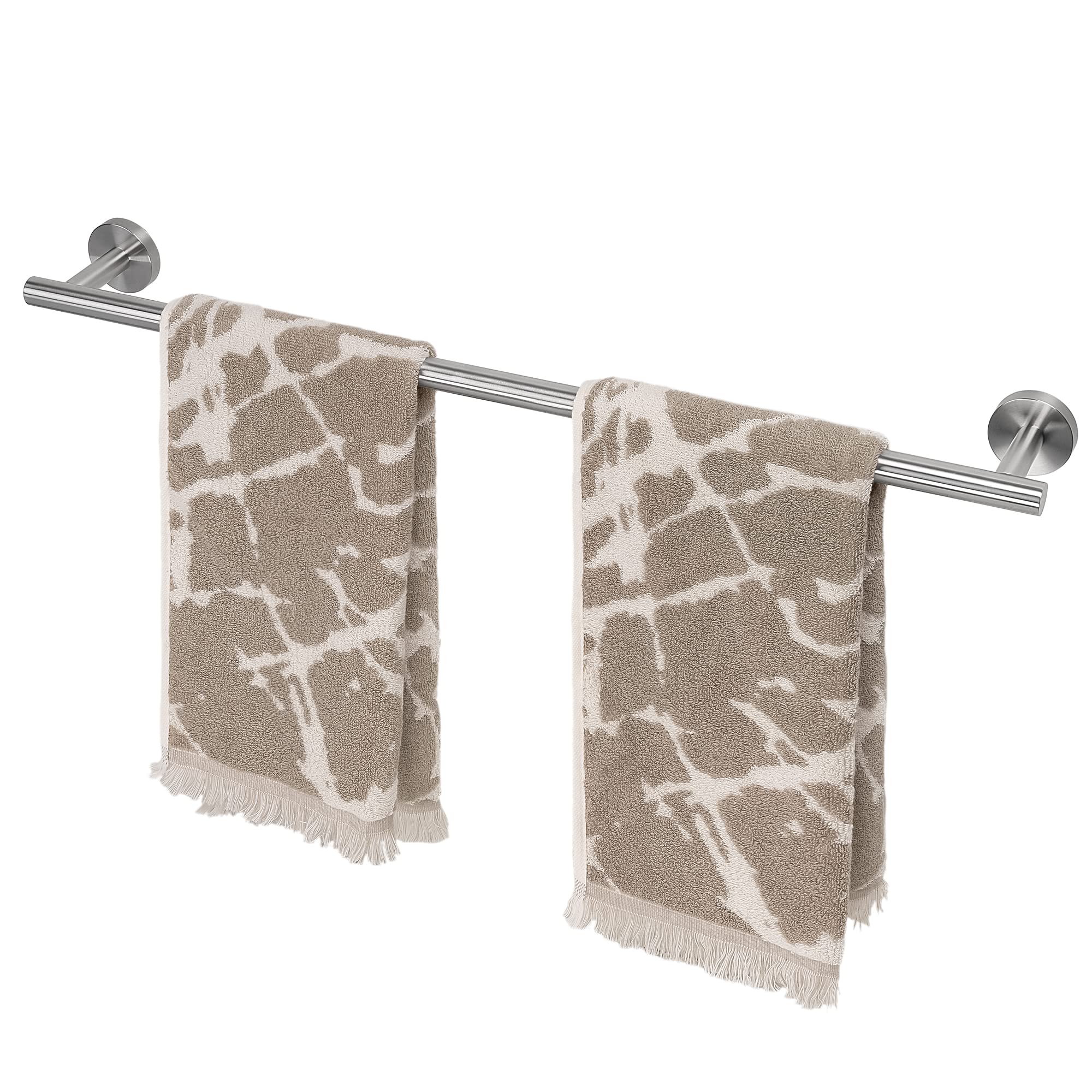tower rack wall mounted towel bar bathroom stainless steel bath towel holder 25.7 inch brushed nickel